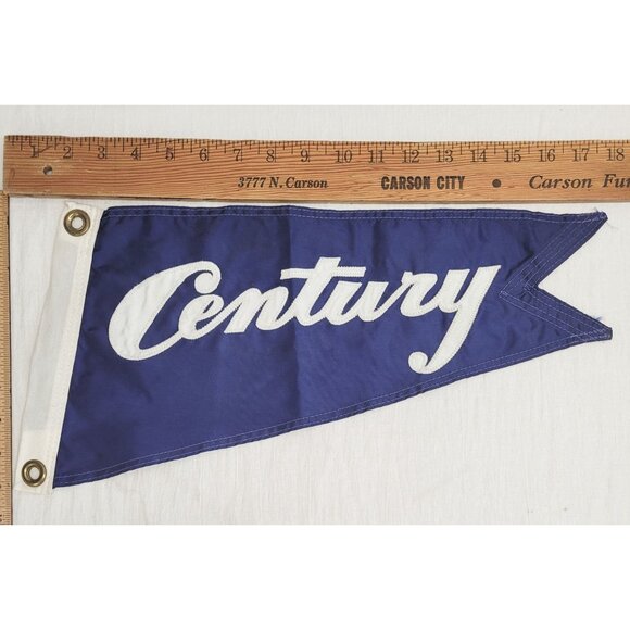 18" Century Burgee Pennant Nautical Boat Flag (1951-1956) Skipper Rudy Nylon - Picture 3 of 8